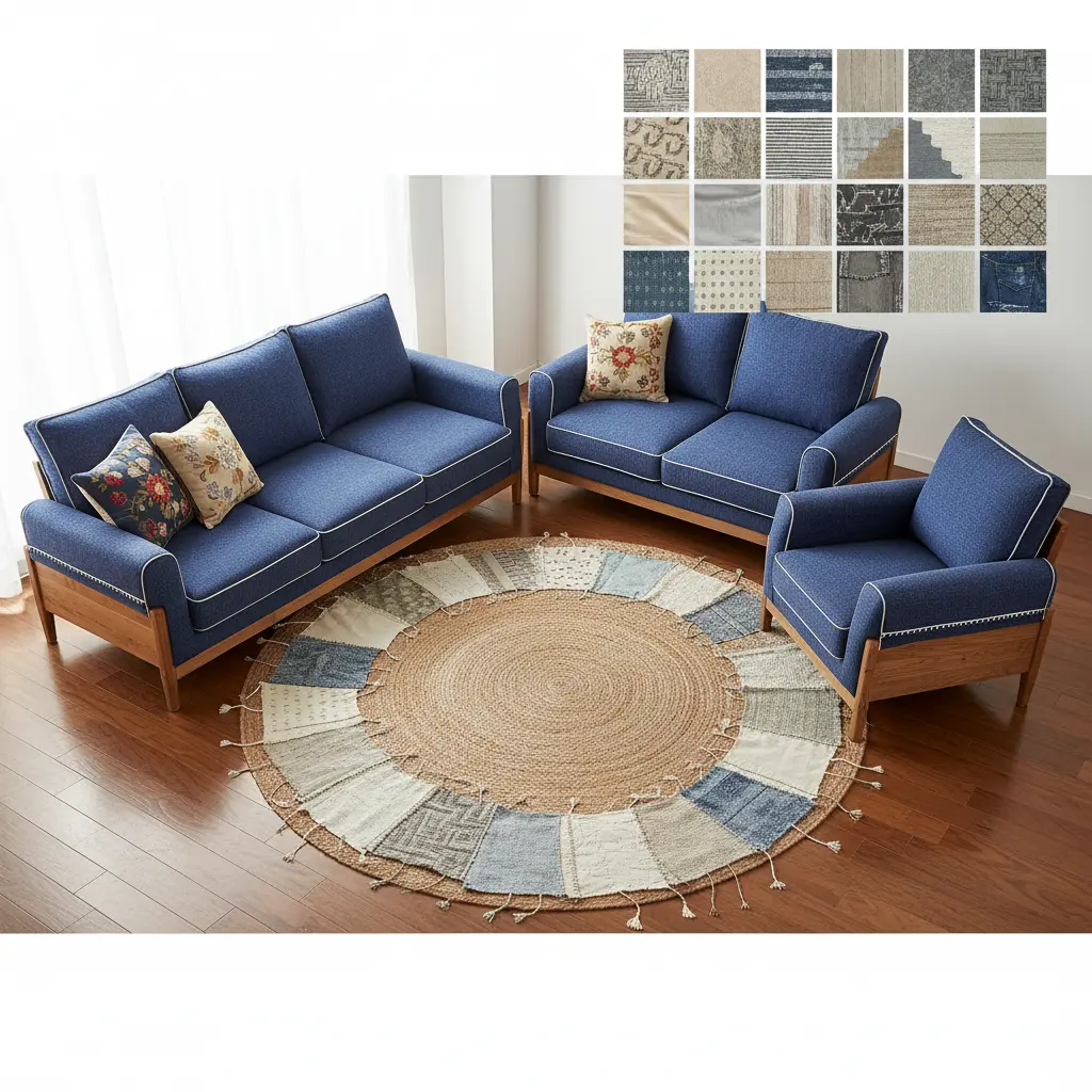 Classic 3 2 1 sofa suite for formal living rooms in Sri Lanka